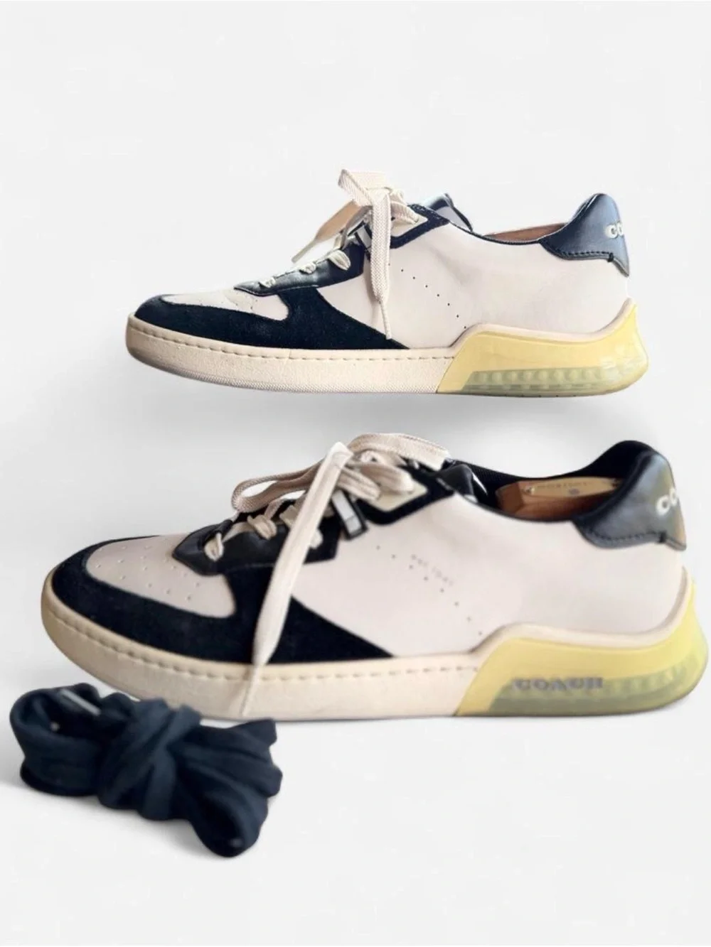 Coach CitySole Court Sneaker sneakers in black and beige , size US 10.5
